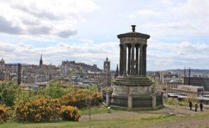 Vista Edimburgo da Calton Hill