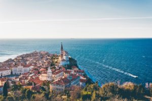 Panorama di Pirano Portorose Slovenia