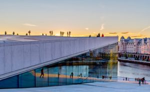 Panorama di Oslo da Opera