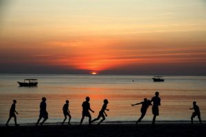 partita di calcio Zanzibar