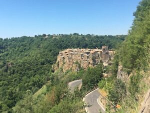 Calcata nei dintorni di Roma
