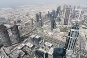 Panorama dal Burj Khalifa Dubai