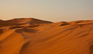 Sabbia del deserto a Dubai